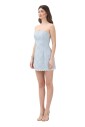 robe-courte-bleue-avec-texture-3d