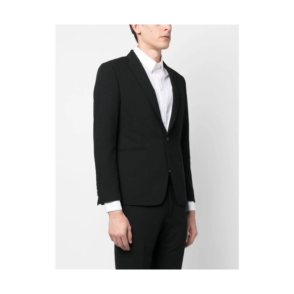 Reveres 1949 Single Breasted Suits Black Heren