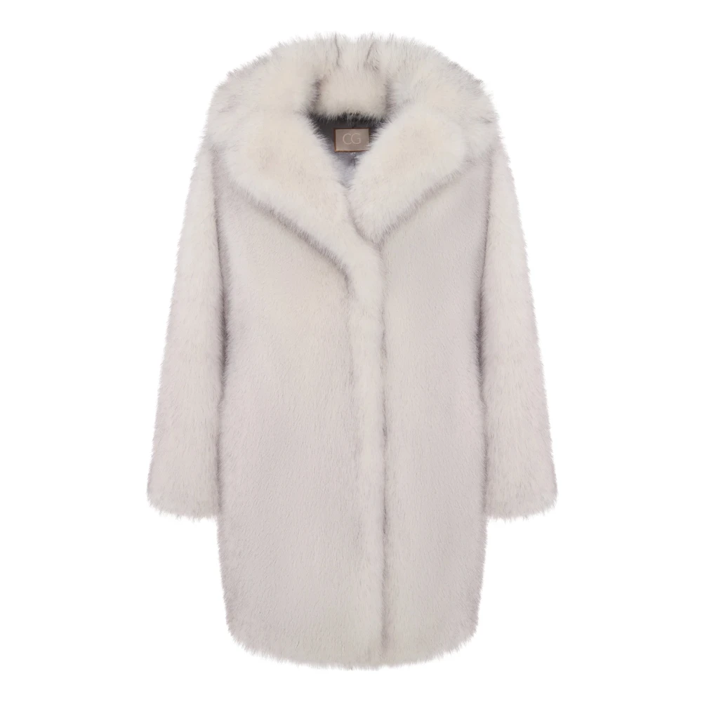 Cesare Gaspari Donna Grigio Faux Fur & Shearling Jackets