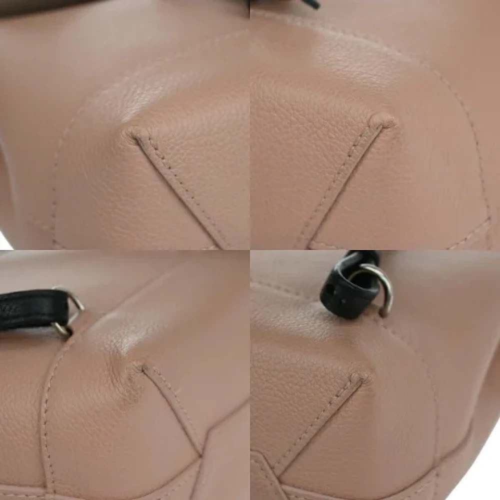 Louis Vuitton Vintage Pre-owned Leather backpacks Pink Dames