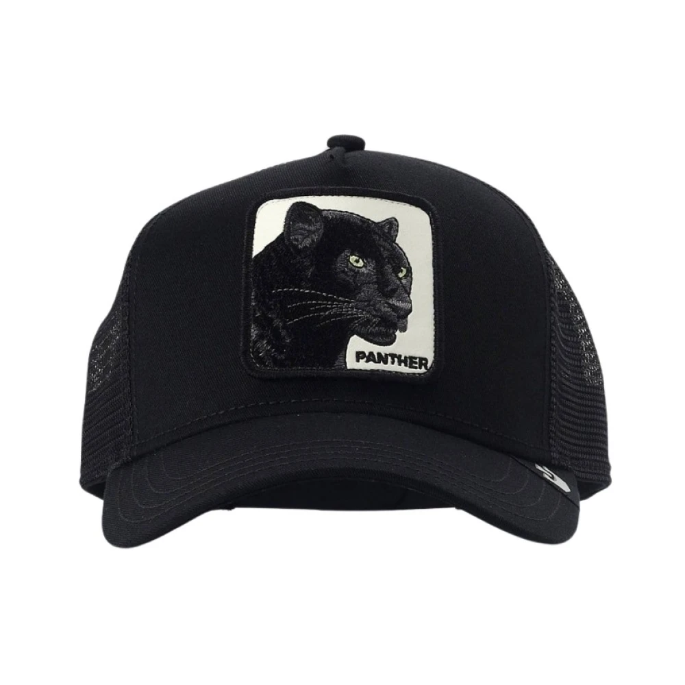 Goorin Bros Zwarte Panther Cap Mesh Snapback Black Heren