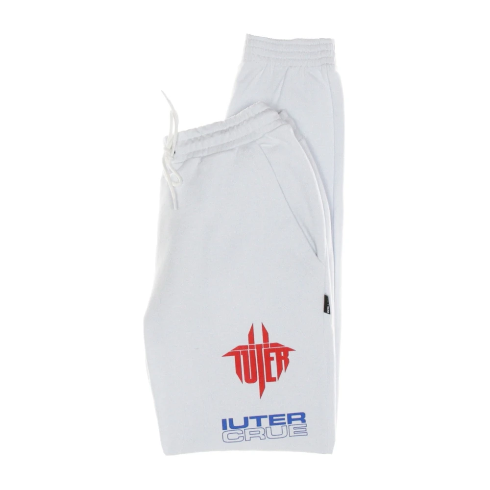 Iuter Witte Tracksuit Broek met Horns 2.0 White Heren