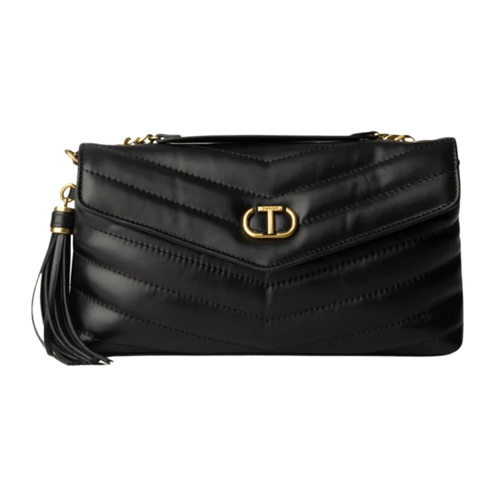 Twinset Zwarte tassen voor een stijlvolle uitstraling Black Dames