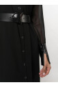 chemisier-mix-fabric-midi-dress