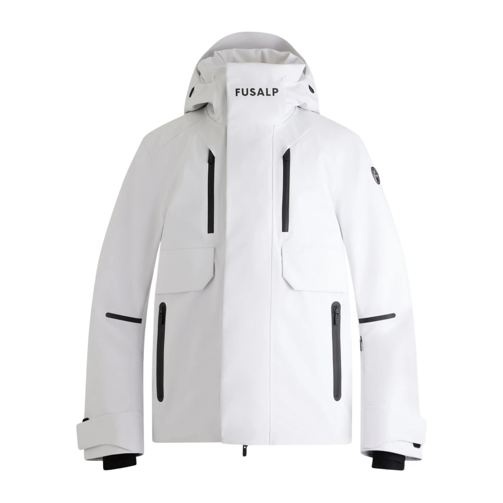Fusalp Uomo Bianco Giacche, Xl, New,