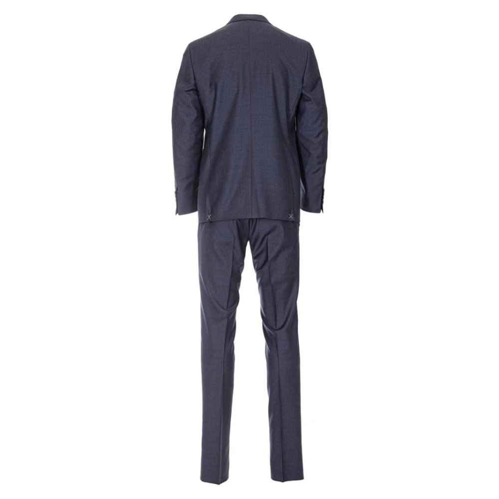 Canali Gestreept Wollen Pak Blue Heren