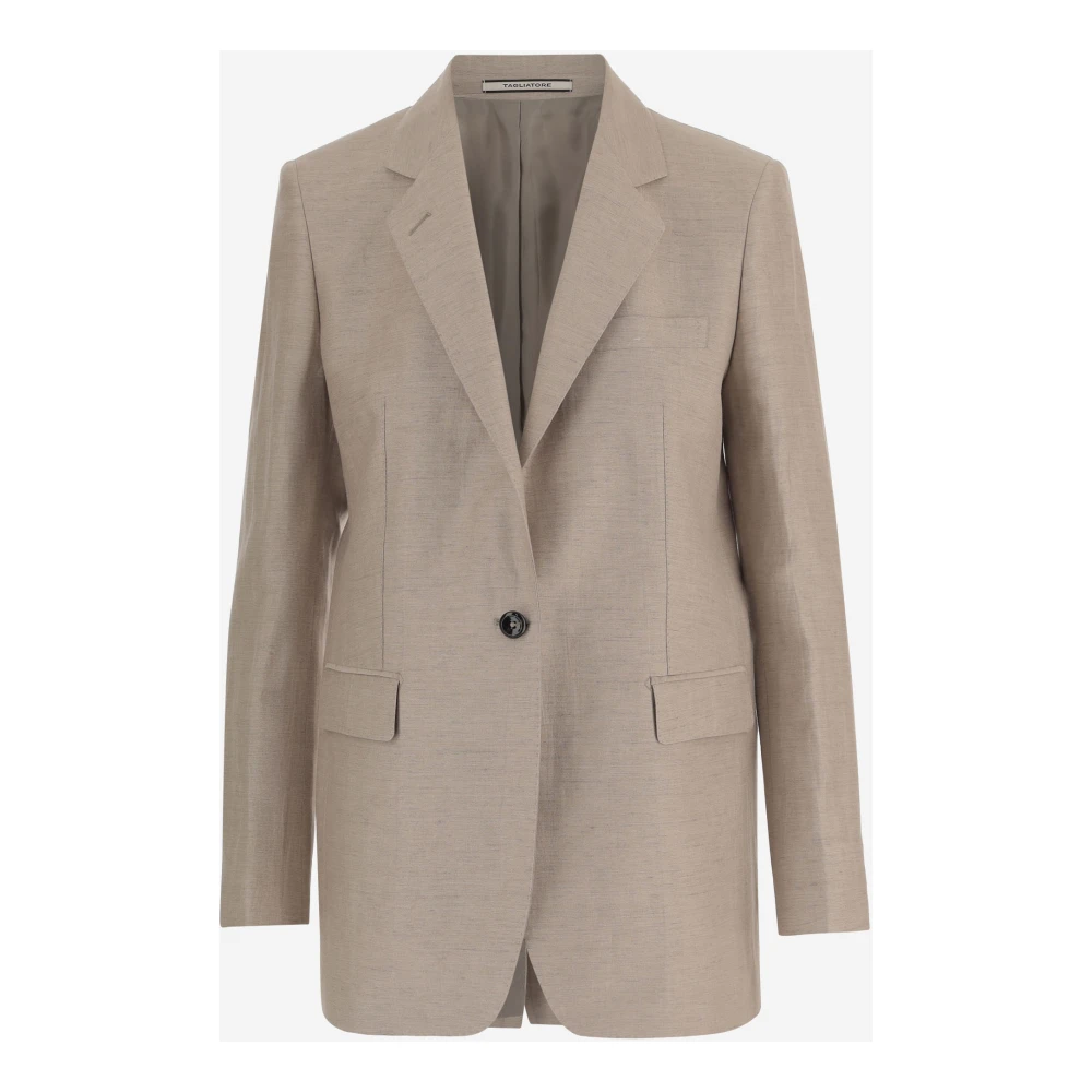 Tagliatore Women's Beige Adrianne Blazer