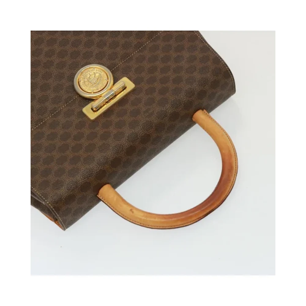 Celine Vintage Pre-owned Leather handbags Brown Dames
