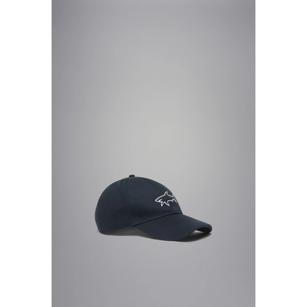 PAUL & SHARK Geborduurde 3D Haai Baseballpet Black Heren