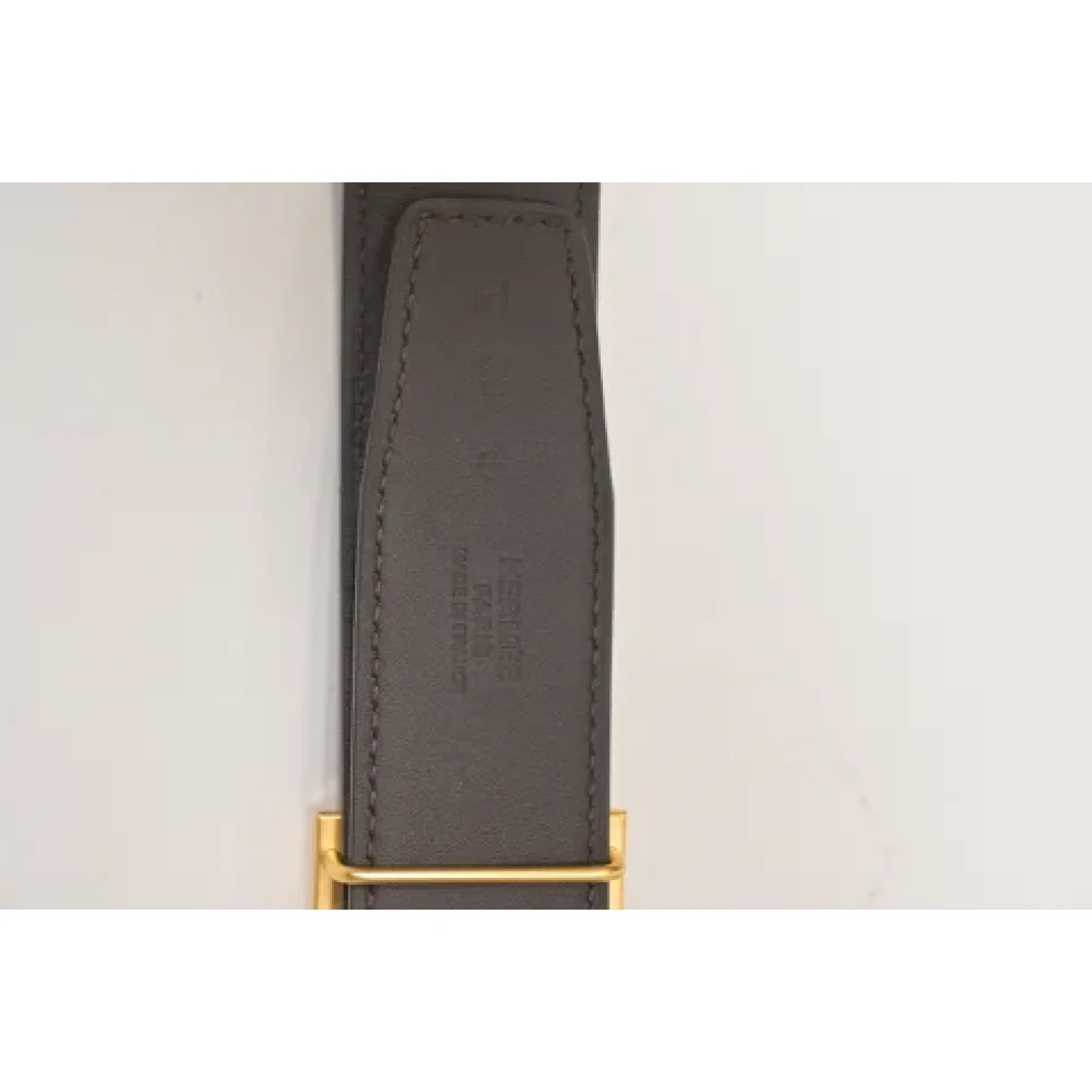 Hermès Vintage Pre-owned Leather belts Brown Heren