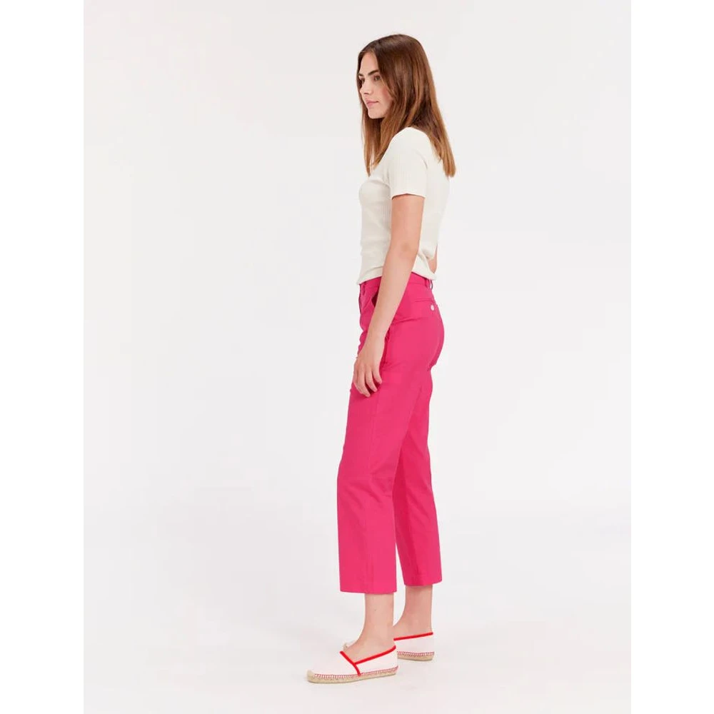 Ines De La Fressange Paris Roze 7 8 op maat gemaakte broek Pink Dames