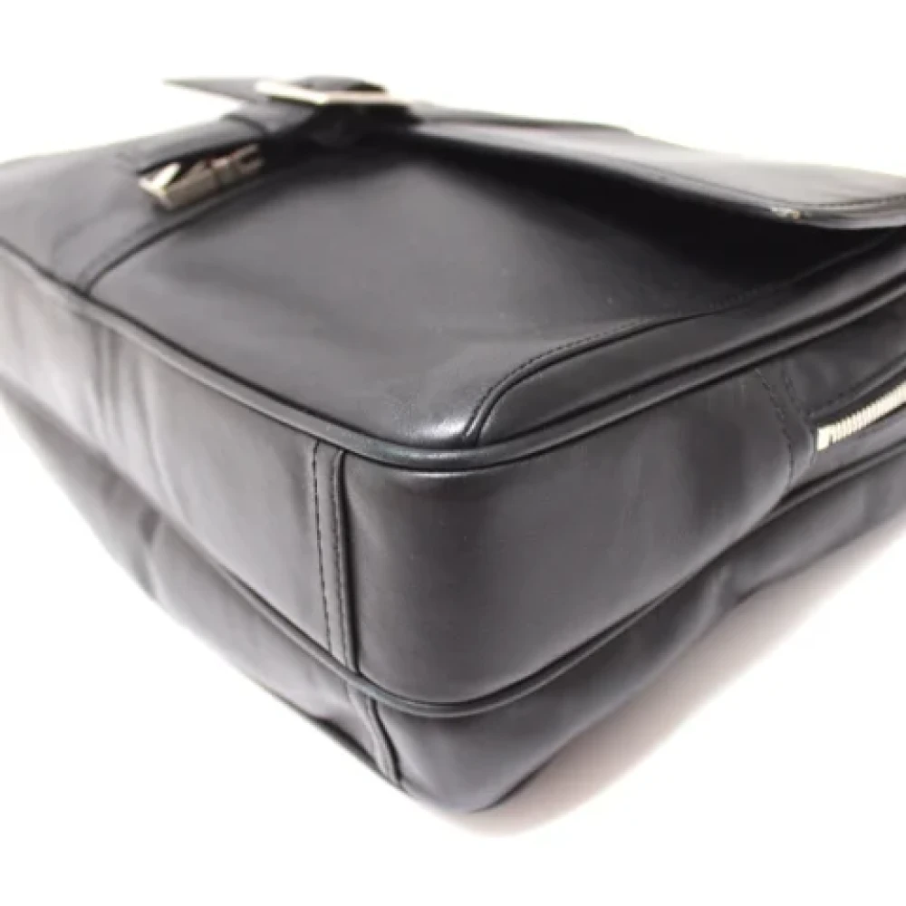 Coach Pre-owned Leather handbags Black Dames