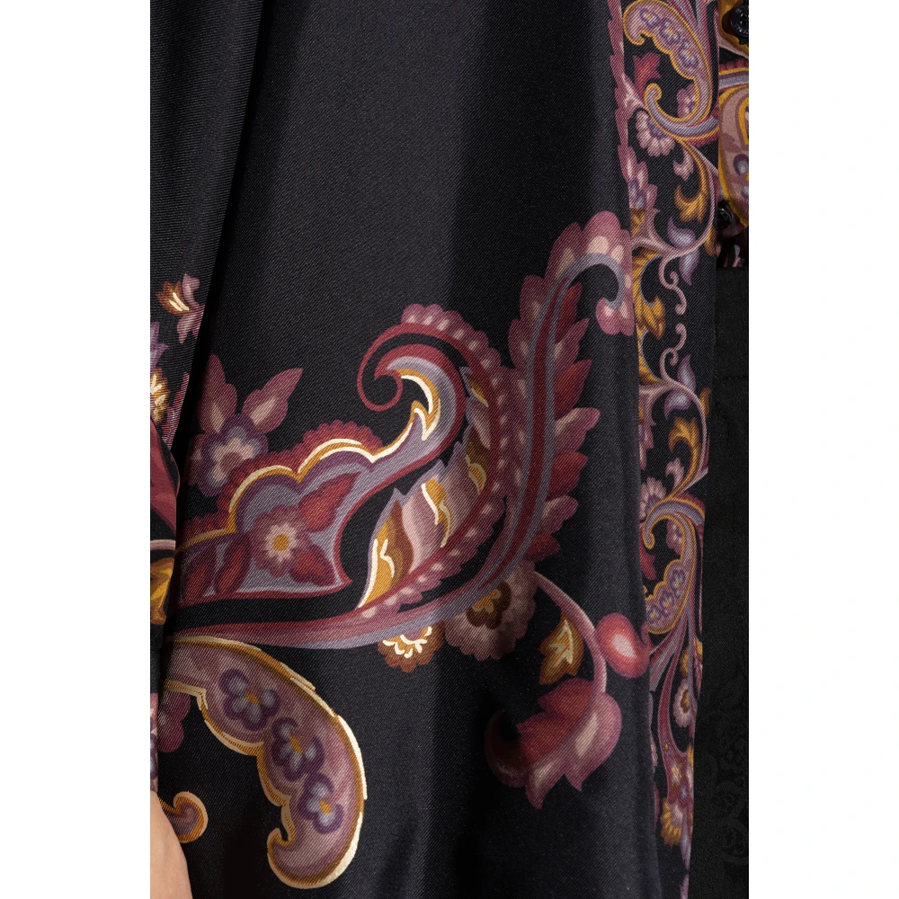 ETRO Zijden top Black Dames