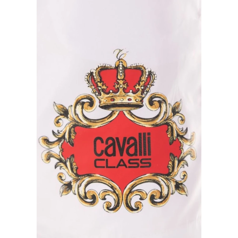 Just Cavalli Mannen Logo Kostuum White Heren