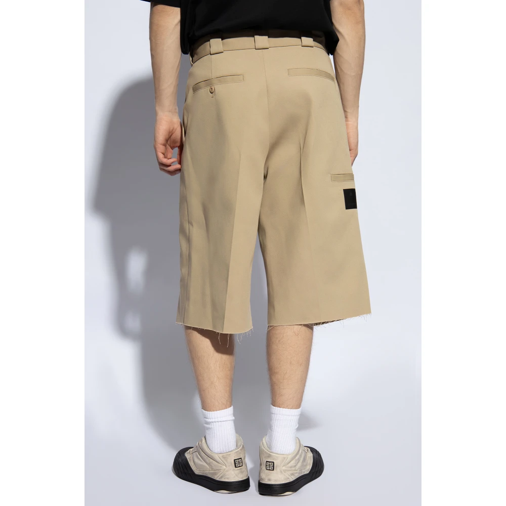 Givenchy Shorts met plooien Beige Heren