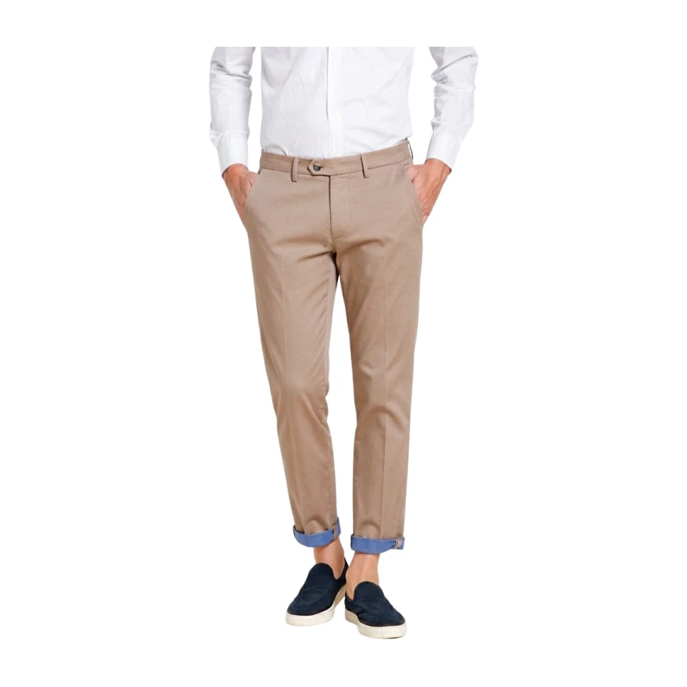 Mason's Mannelijk Bruin Broeken Heren, 3XL, Katoen, Torino City Travel Chino