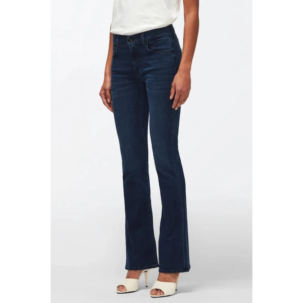 7 For All Mankind Jeans Bootcut Blue Dames