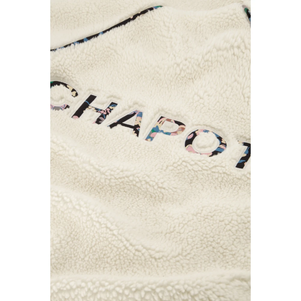 Fabienne Chapot Omkeerbare Hartprint Blauwe Jas Blue Dames
