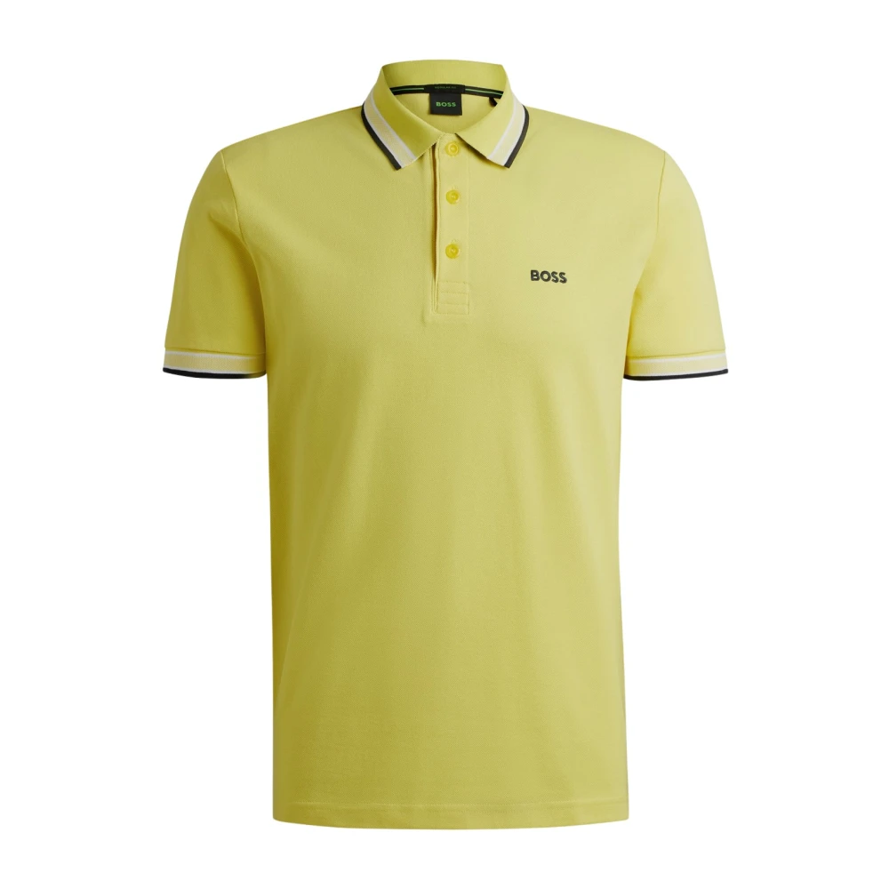Hugo Boss Polo Shirts Yellow Heren