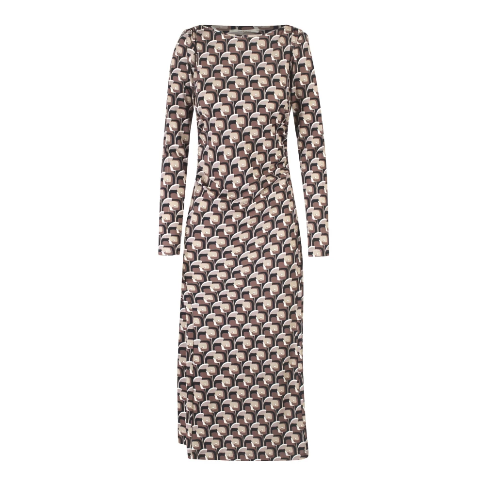 Maliparmi Stijlvol Model Jurk Multicolor Dames