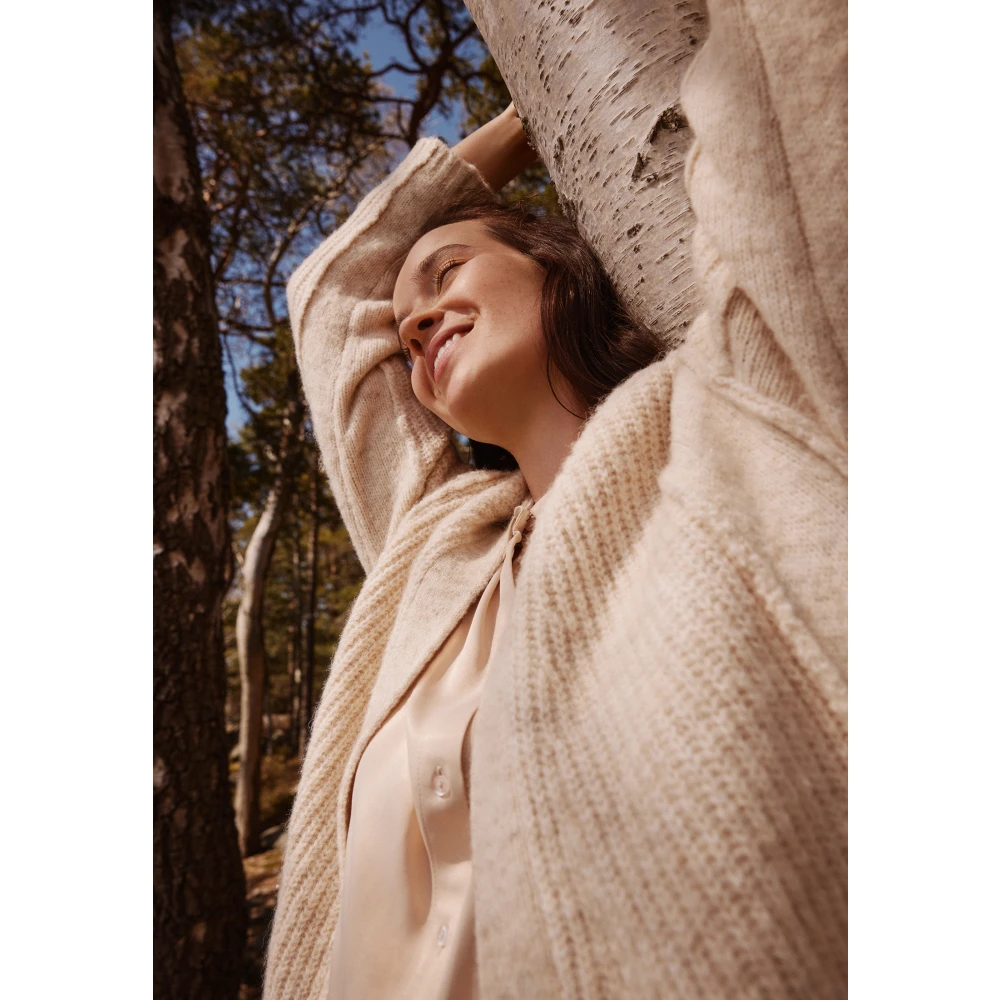 Betty & Co Lange mouwen blouse Beige Dames