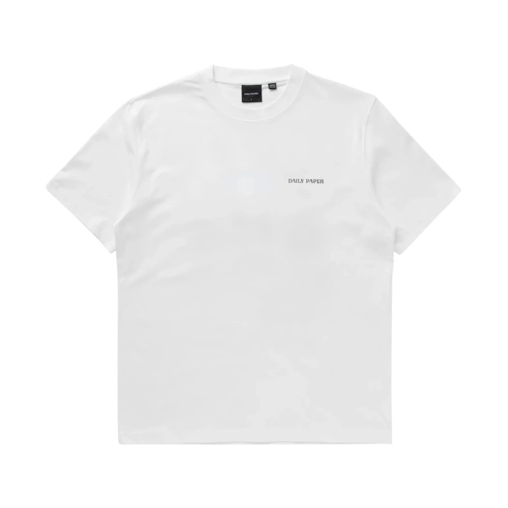 Daily Paper Witte Korte Mouw T-shirt Senses White Heren
