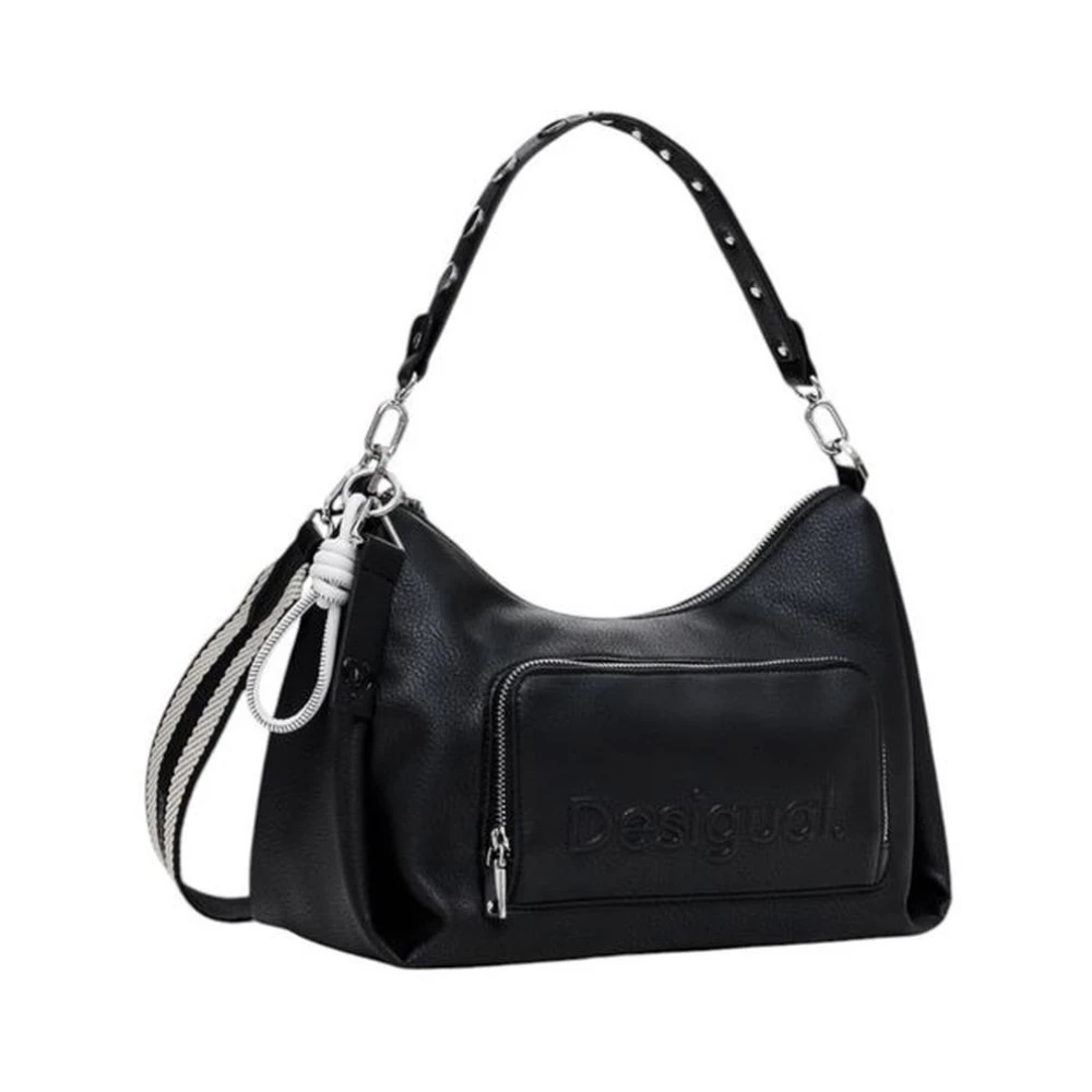 Desigual Moderne Polyurethaan Handtas Dames Collectie Black Dames