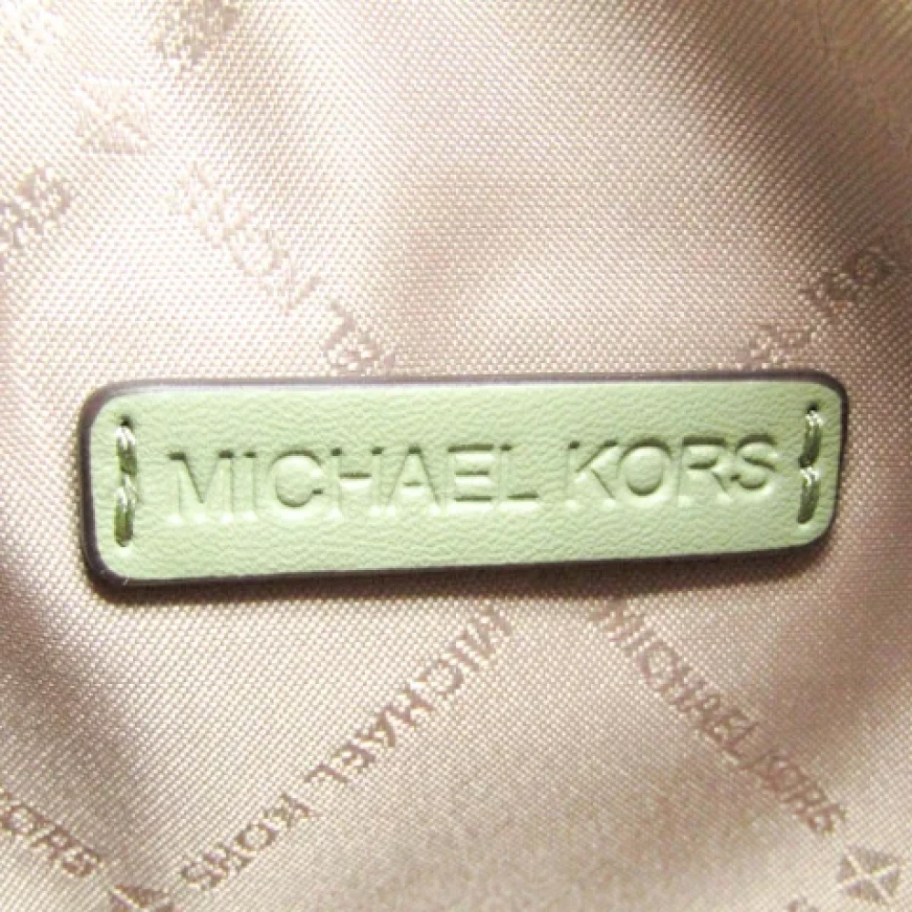 Michael Kors Pre-owned Leather shoulder-bags Green Dames