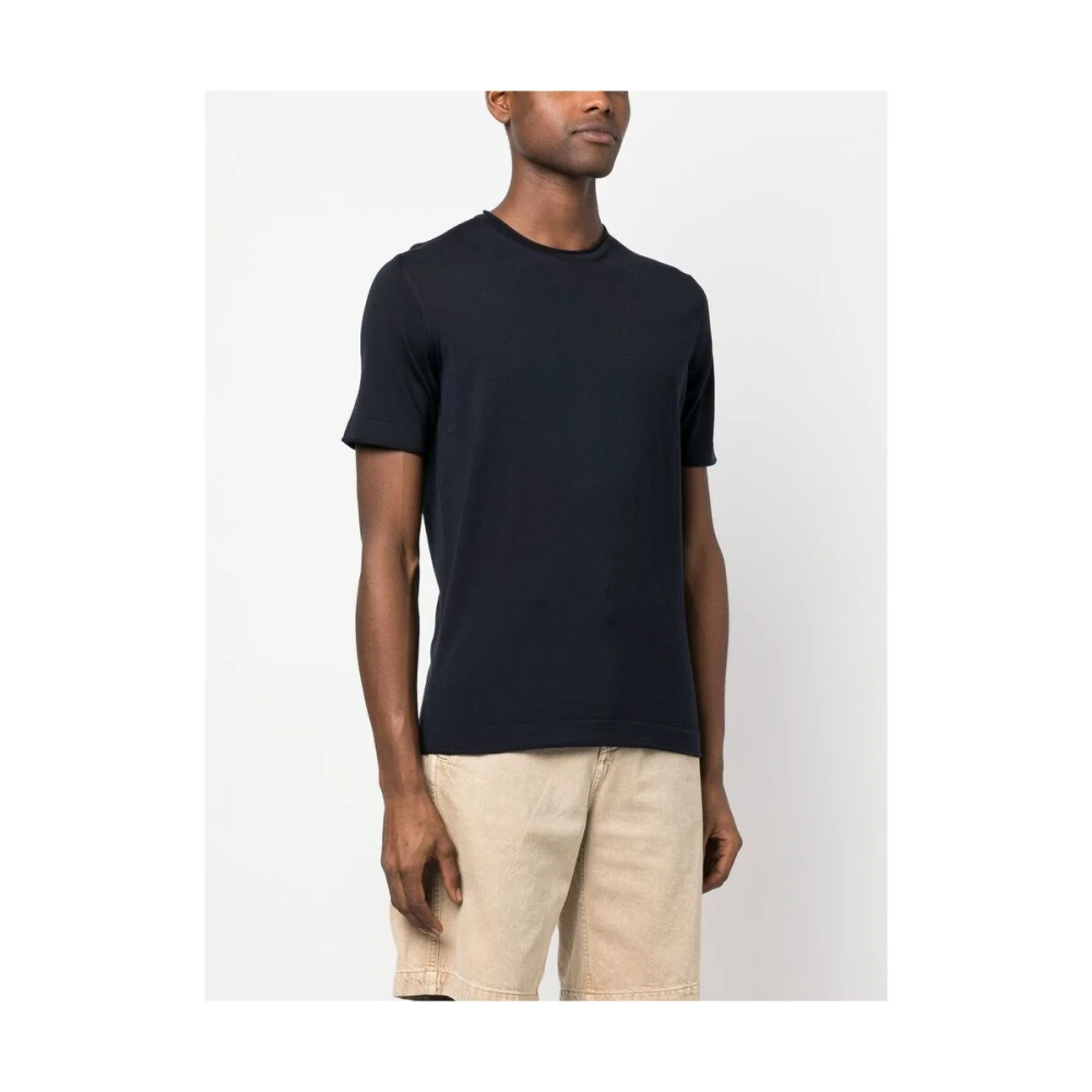 Goes Botanical Donkerblauw Botanisch T-Shirt Blue Heren