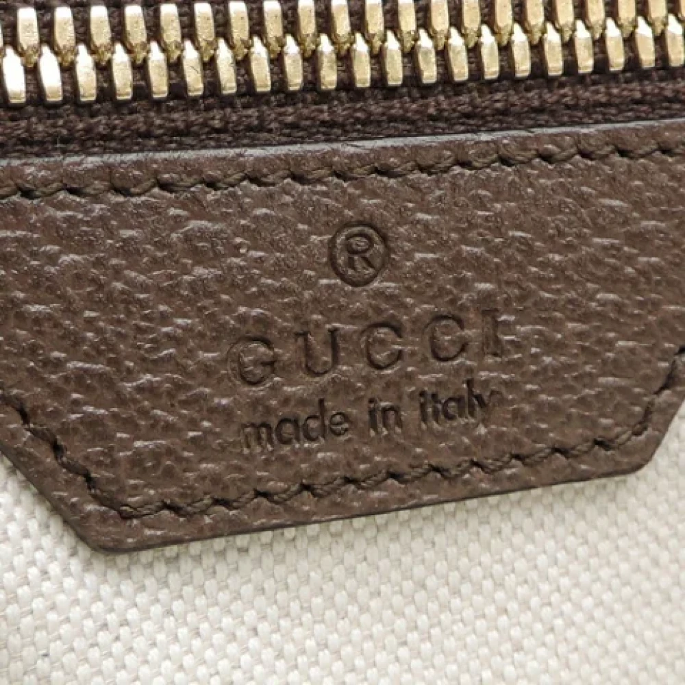 Gucci Vintage Pre-owned Leather totes Beige Dames