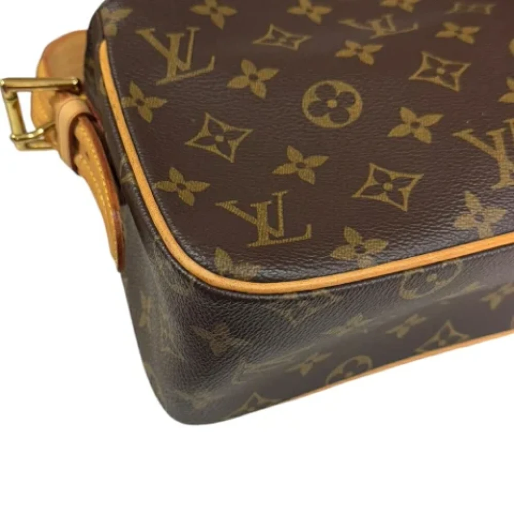 Louis Vuitton Vintage Pre-owned Canvas shoulder-bags Brown Dames