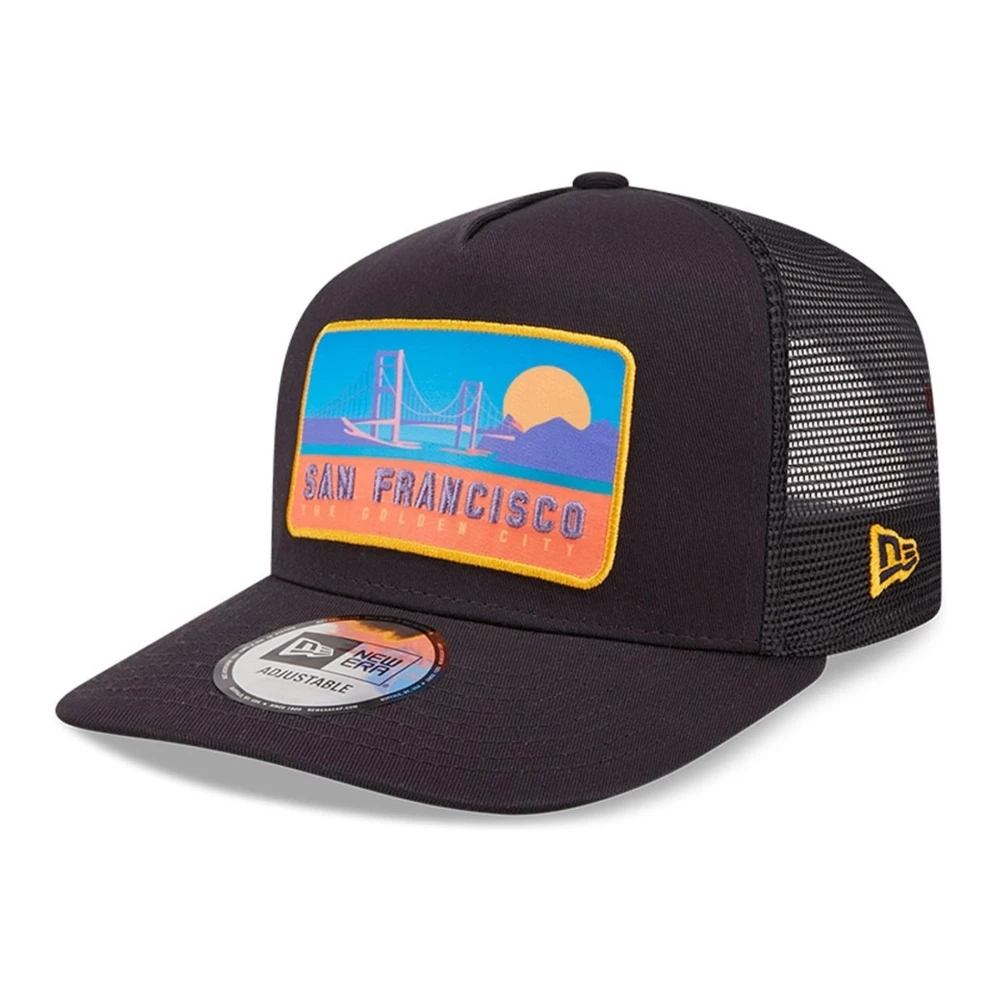 new era San Francisco Location Trucker Cap Black Heren