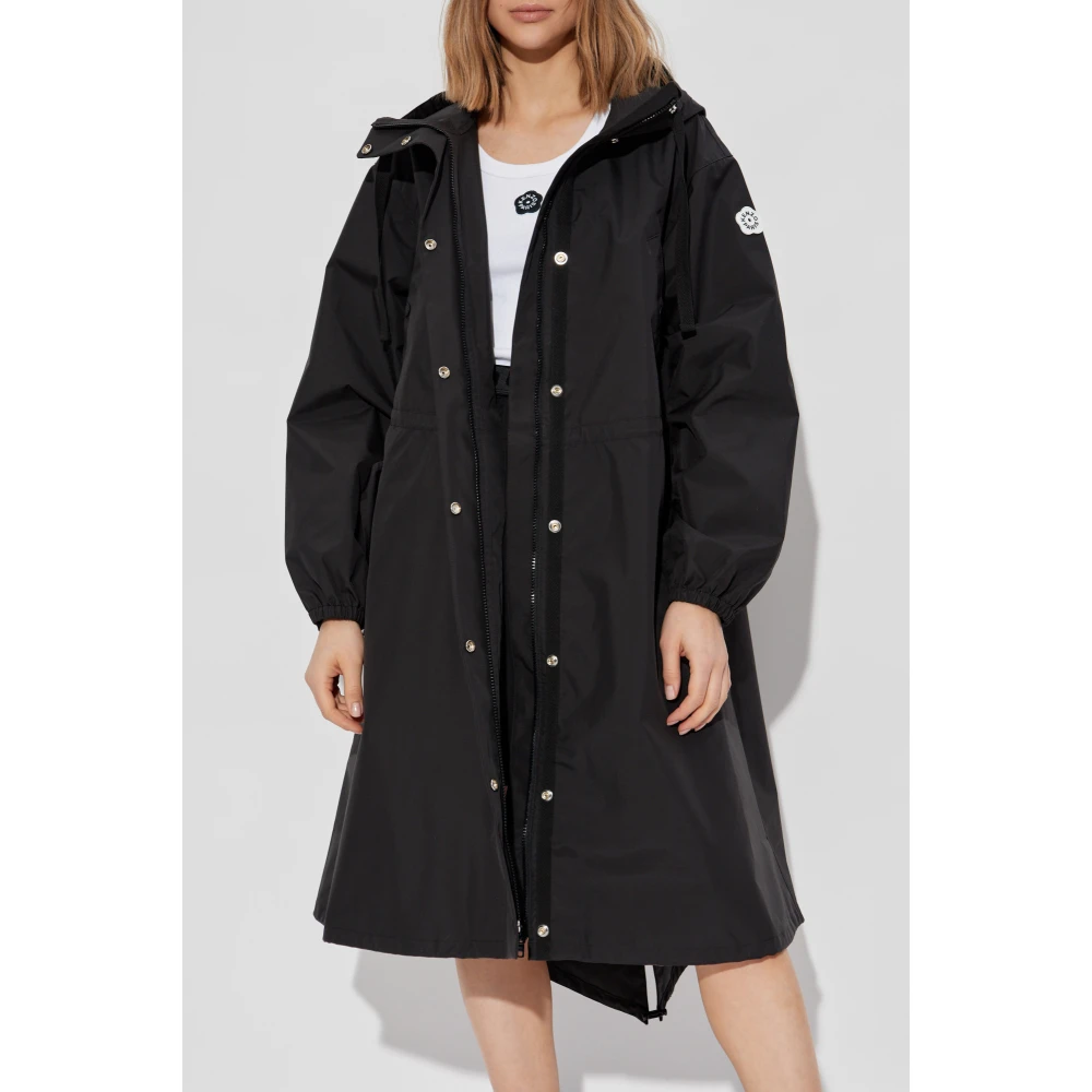 Kenzo Capuchon parka Black Dames