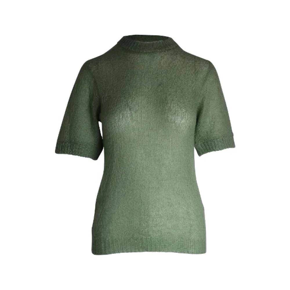 Prada Vintage Pre-owned Knit tops Green Dames
