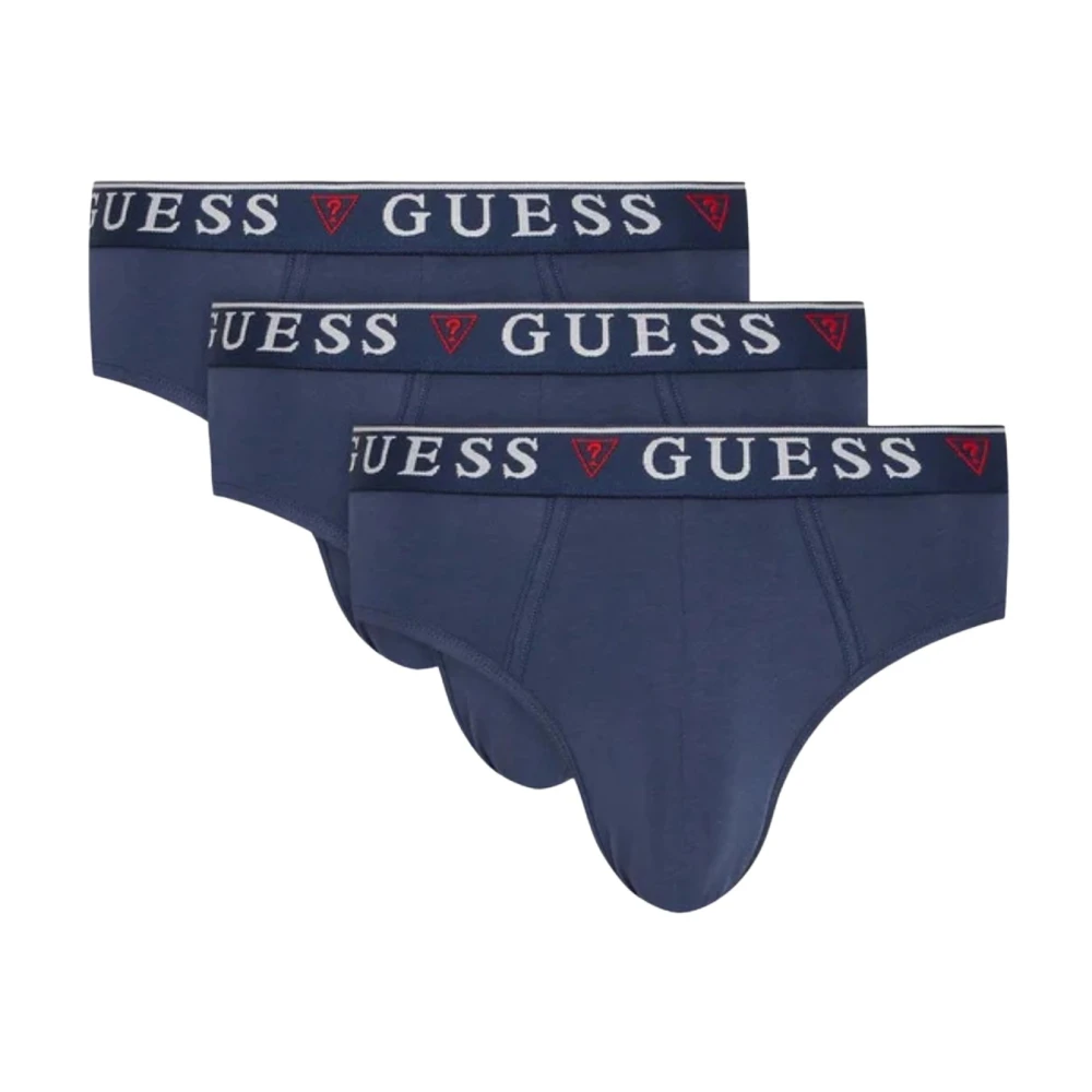 Guess Heren Logato Instap Schoenen Blue Heren