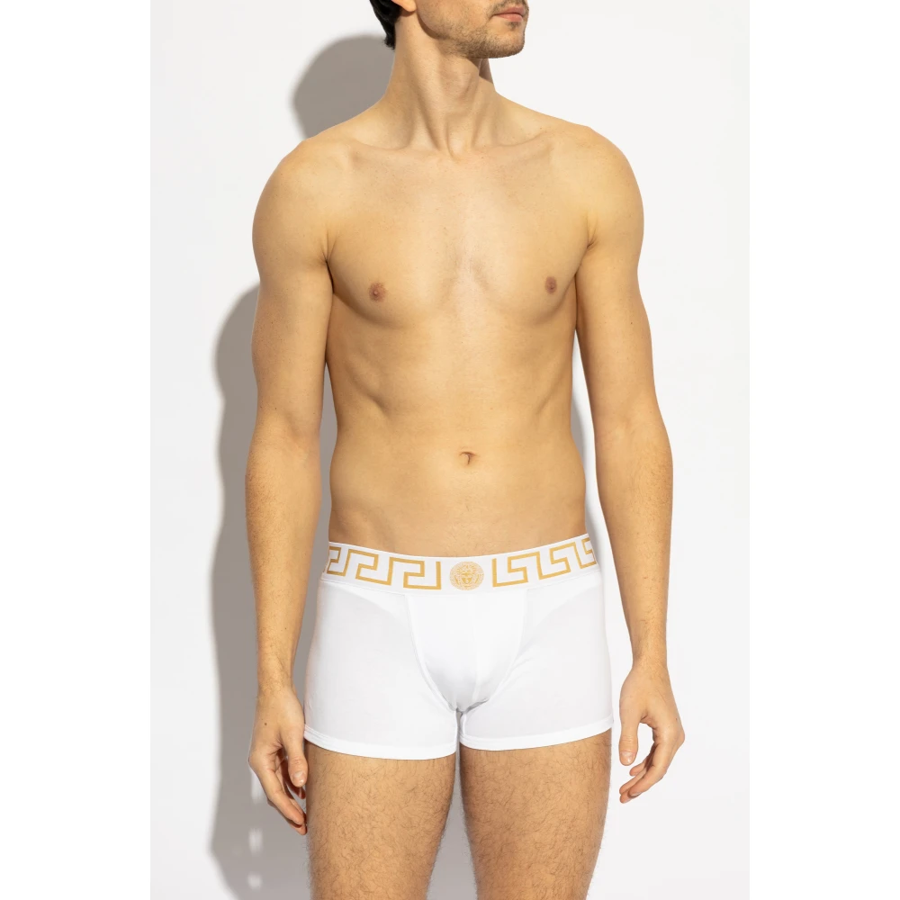 Versace Twee-pack boxershorts White Heren