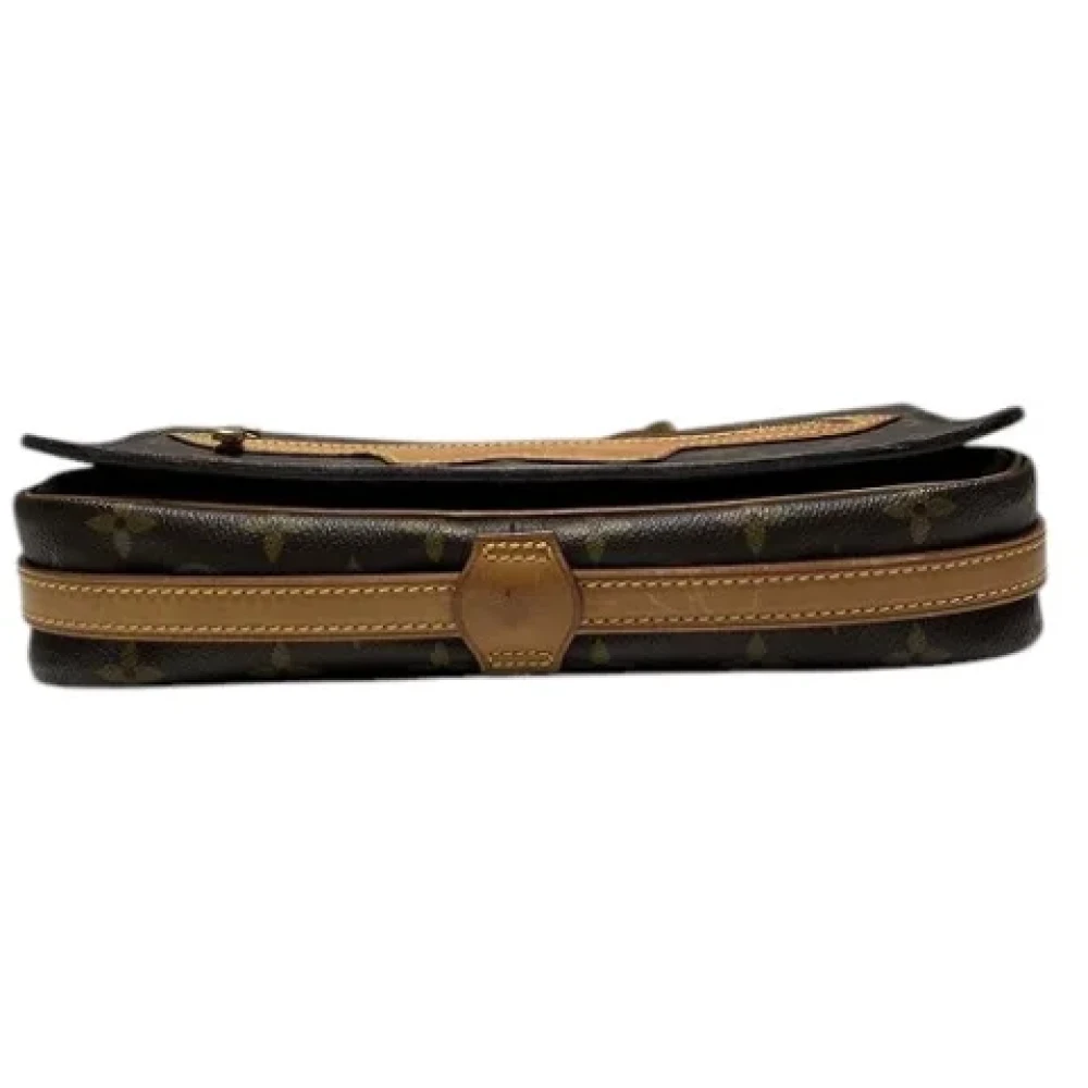 Louis Vuitton Vintage Pre-owned Fabric shoulder-bags Brown Dames