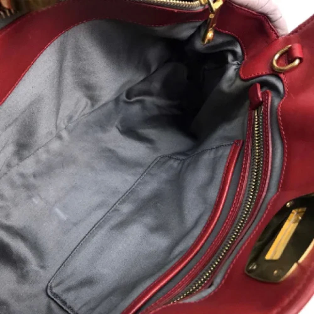 Miu Pre-owned Leather handbags Pink Dames