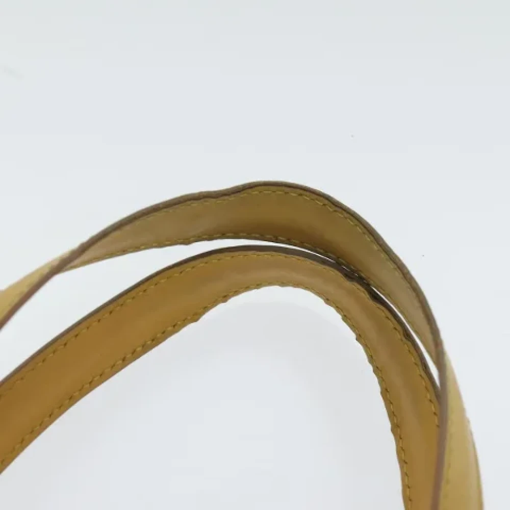 Louis Vuitton Vintage Pre-owned Leather handbags Yellow Dames