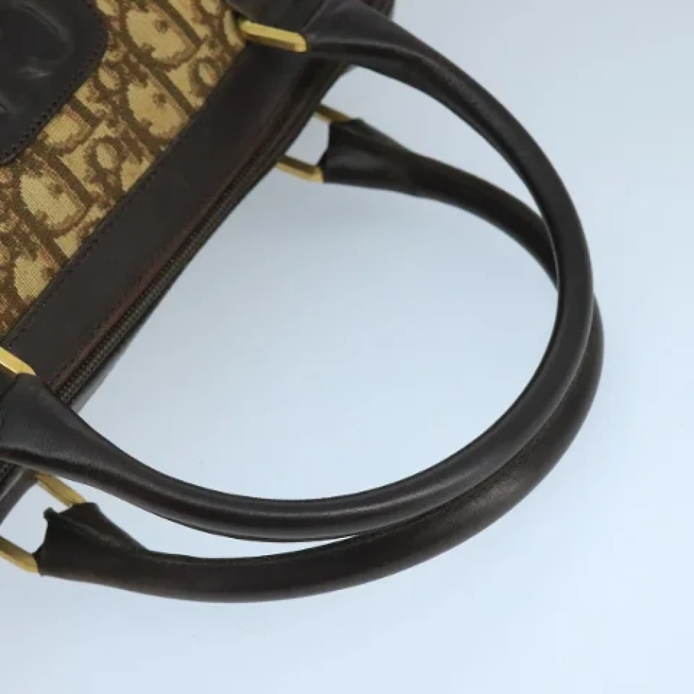 Dior Vintage Pre-owned Canvas dior-bags Brown Dames