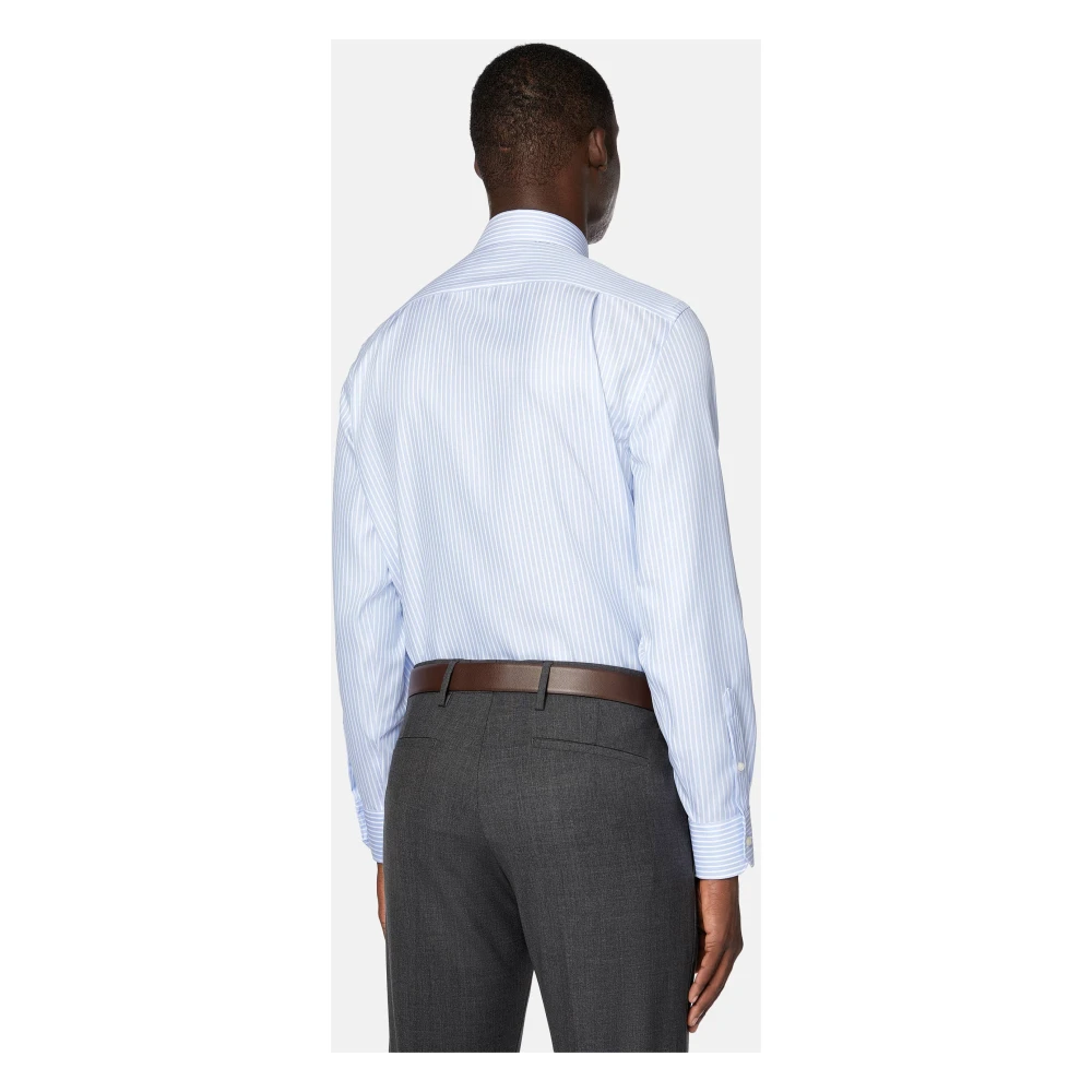 Boggi Milano Ultimate Non-Iron Hemd Blue Heren