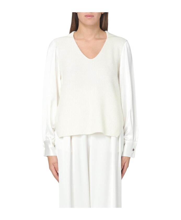 pull-blanc-a-cotes-col-en-v