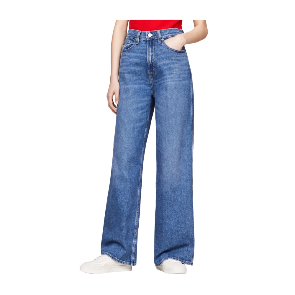 Tommy Jeans Hoge WD Claire Jeans Blue Dames