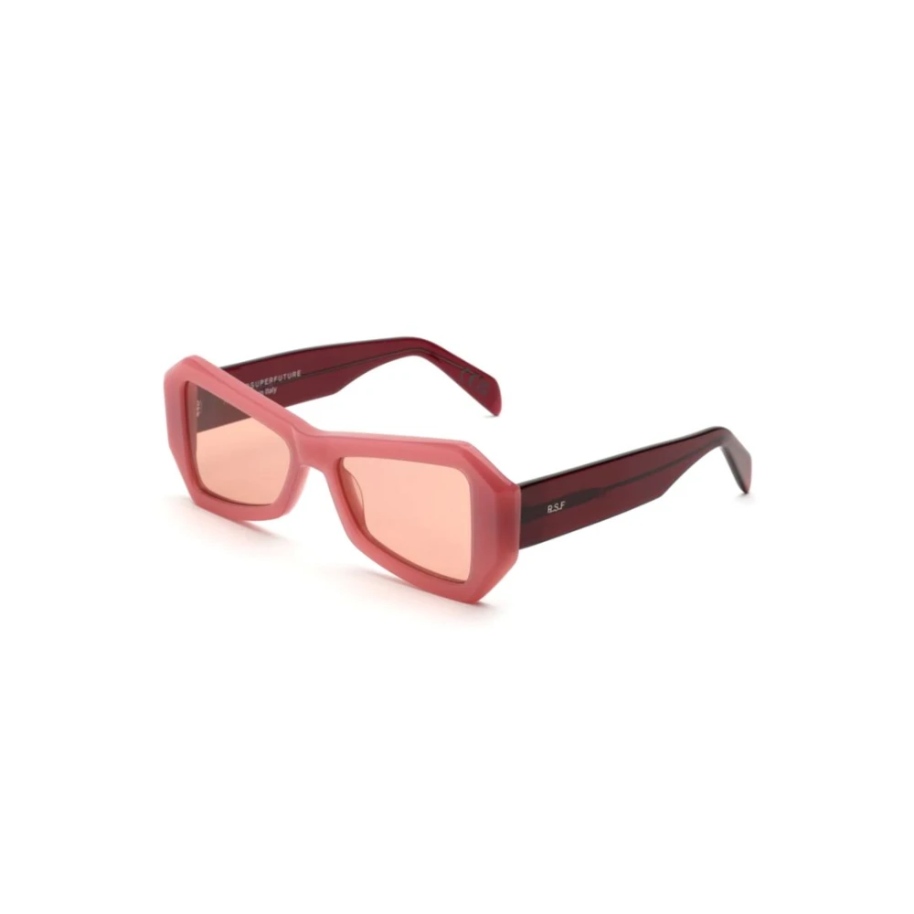 Retrosuperfuture Unisex Pink Candy Temple Sunglasses - Sunglasses - 53 Mm - Accessories