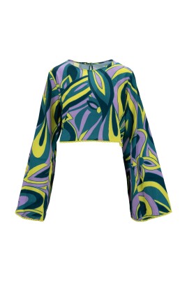 buttoned-long-sleeve-crop-top