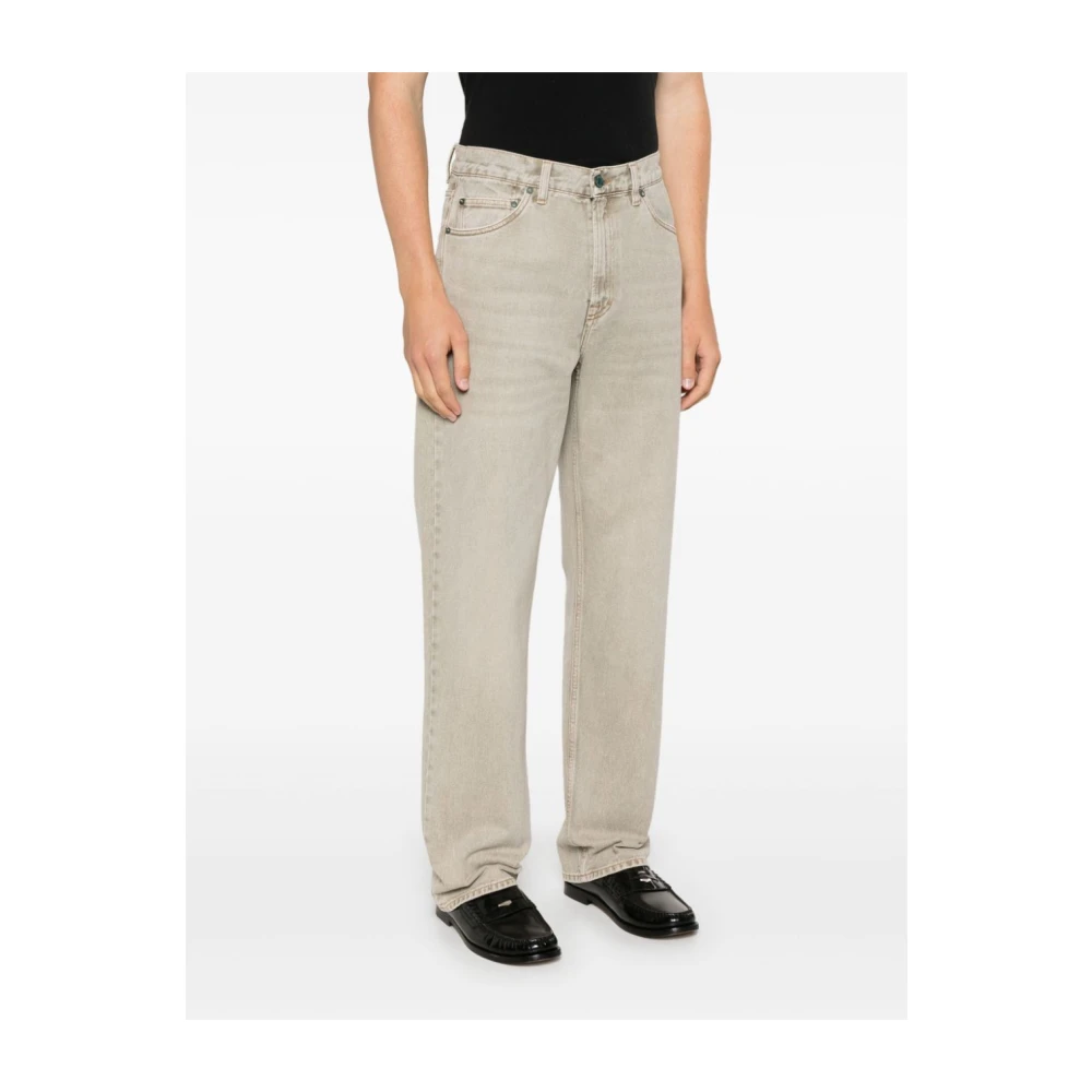 Our Legacy Vintage Gewassen Formele Snit Denim Jeans Beige Heren