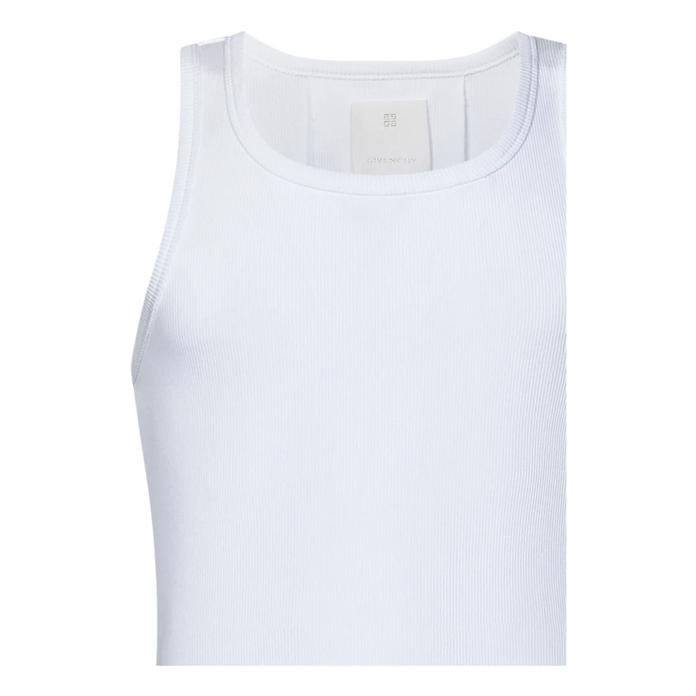 Givenchy Mouwloze Top White Heren