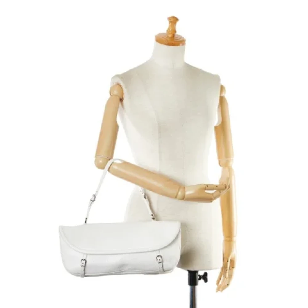 Salvatore Ferragamo Pre-owned Leather shoulder-bags White Dames