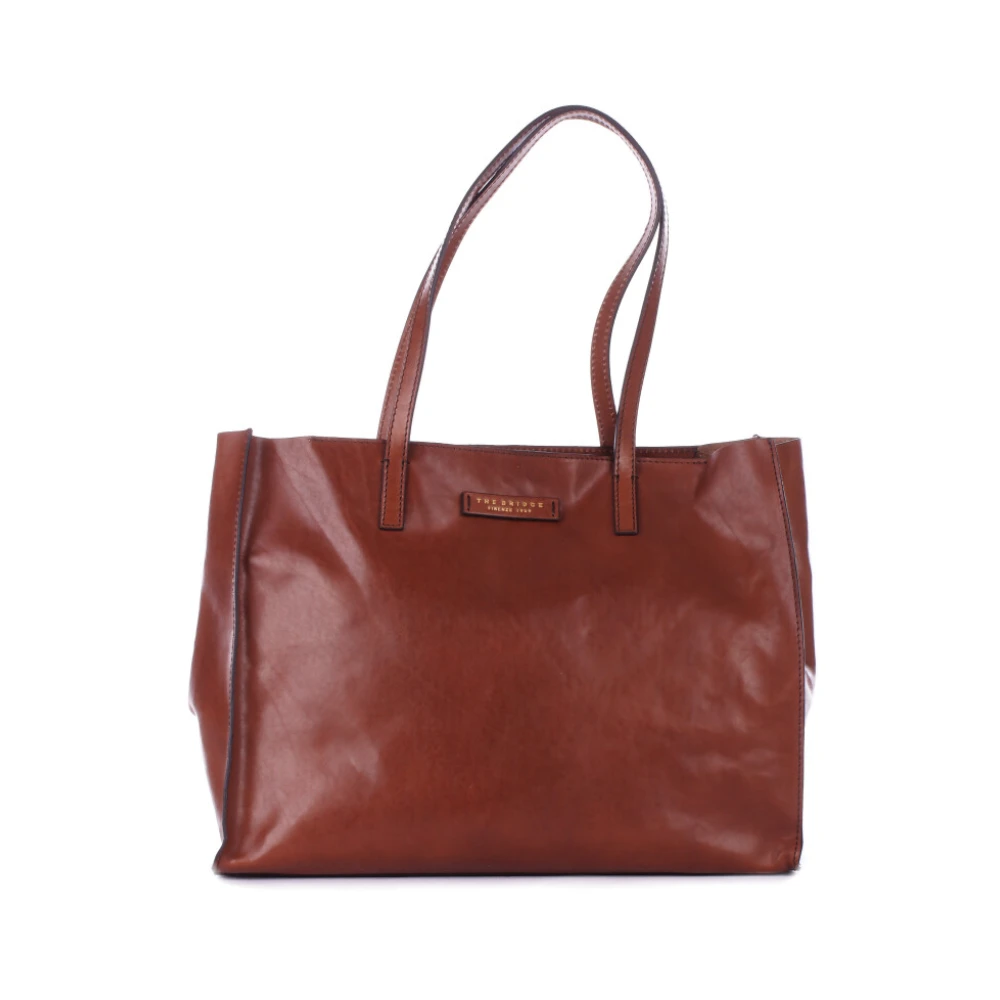 The Bridge Bruine Shoppingtas met Praktisch Ontwerp Brown Dames