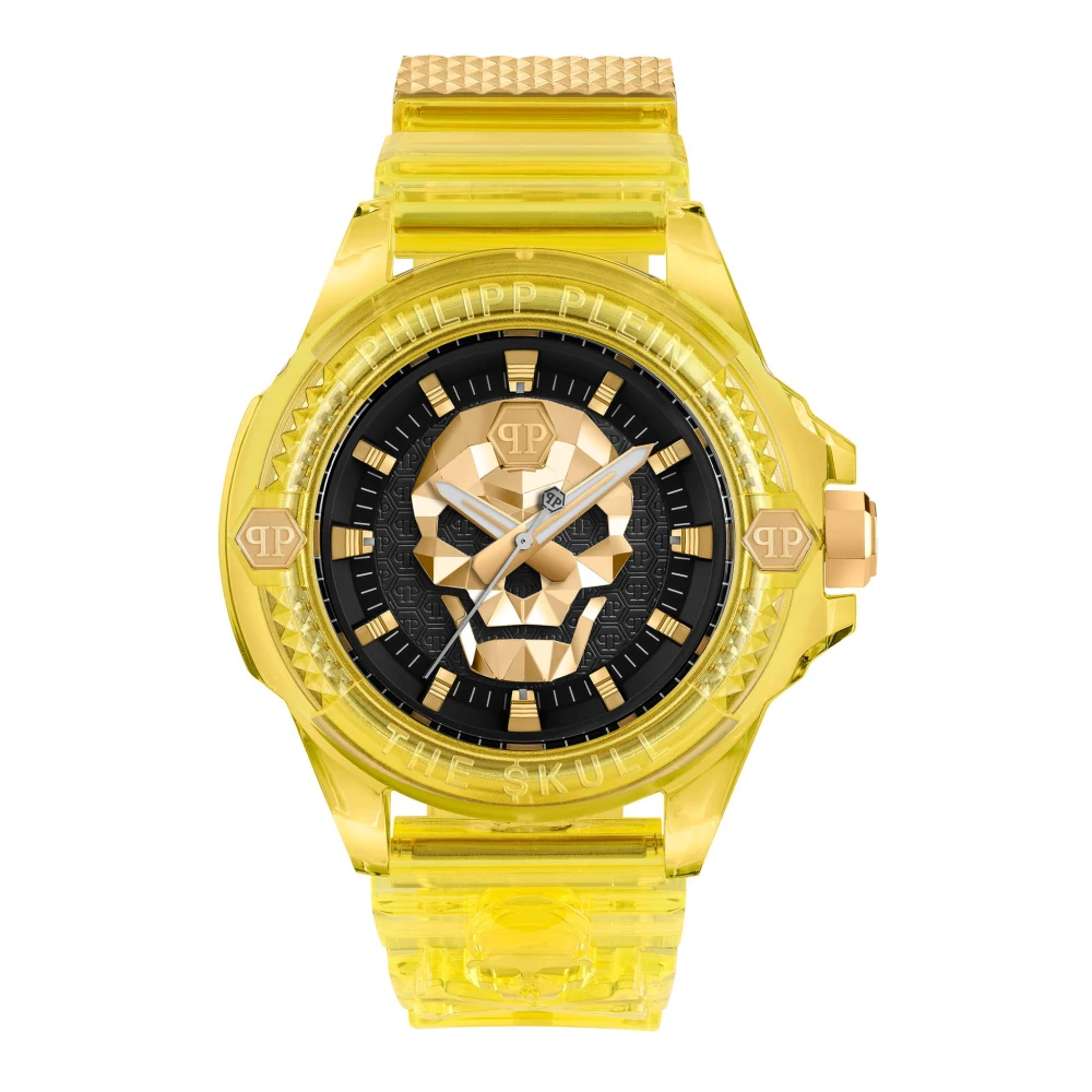 Philipp Plein Men's Yellow Watches, One Size, Synthetic Watch